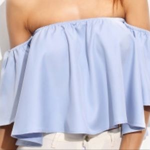 Off the shoulder shirt